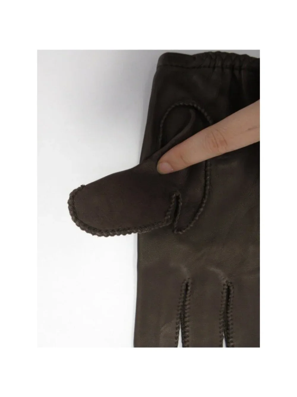 VINTAGE Grandoe Driving Gloves Large Leather Perforated Snap Closure